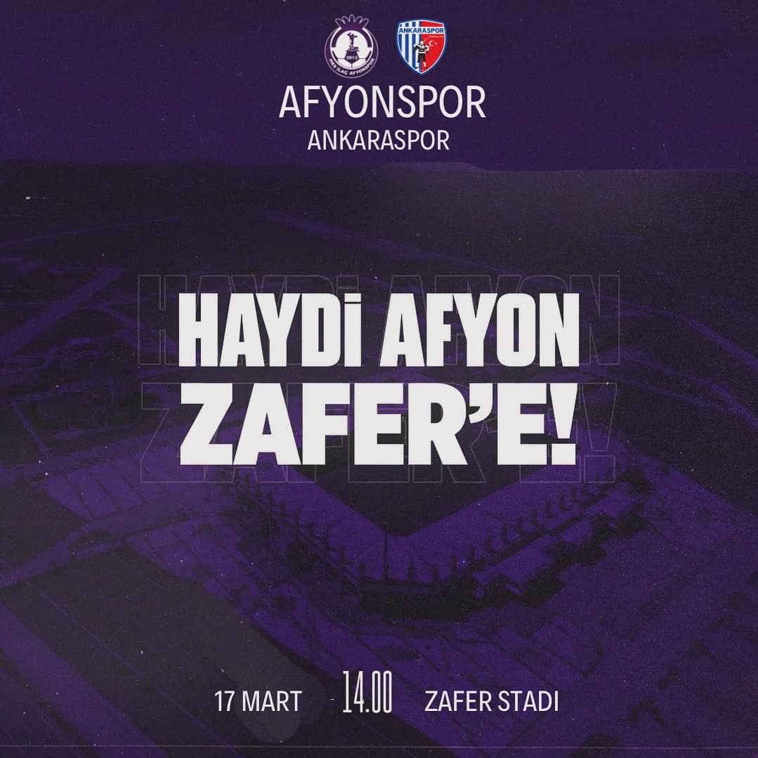 Afyonspor yönetimi, Ankaraspor maçının biletlerini ödüyor!