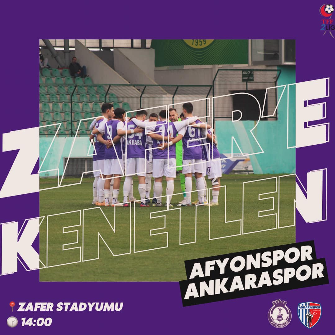 Afyonspor'dan taraftarlarına müjdeli haber!