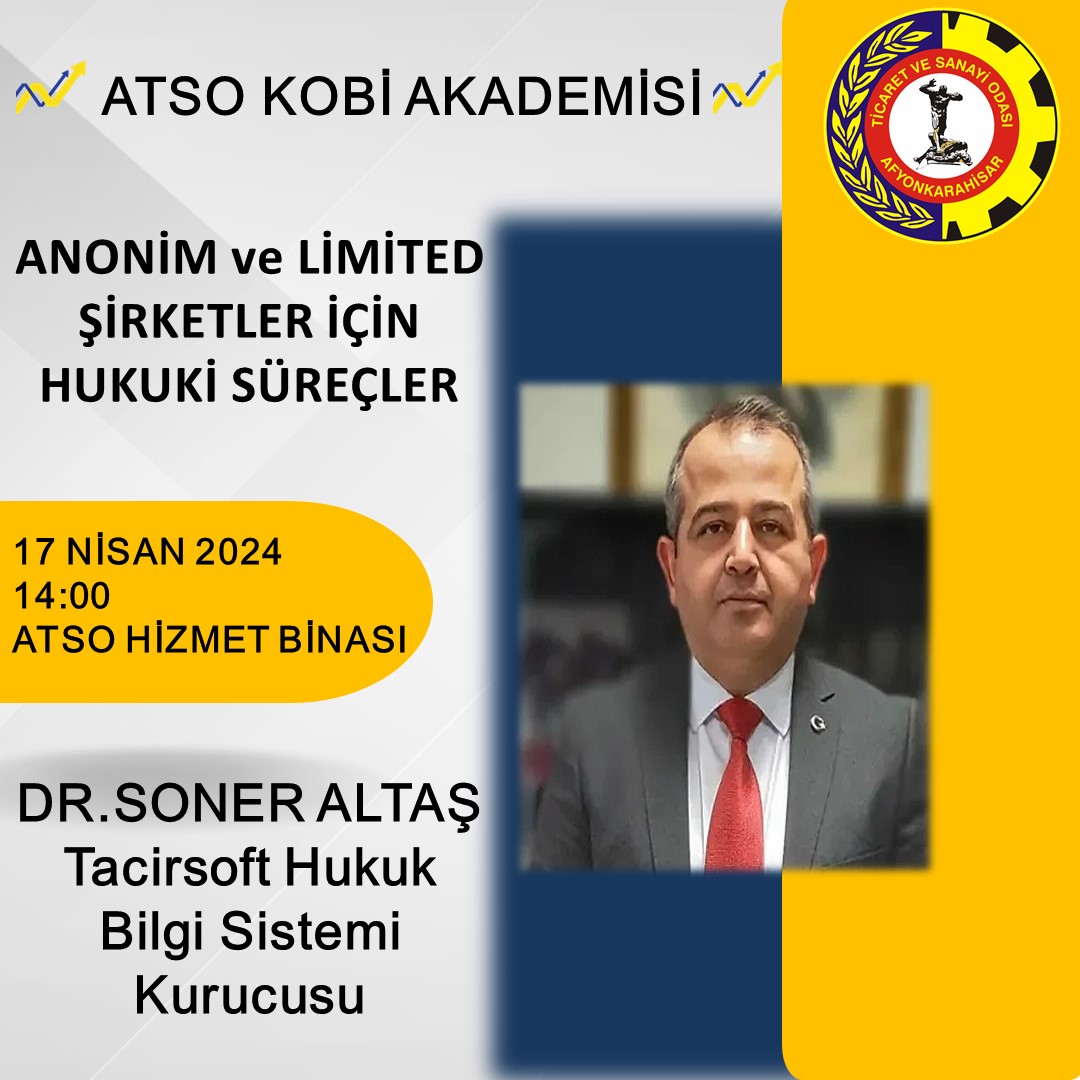 Afyonkarahisar Ticaret ve Sanayi Odası, KOBİ Akademisi'ne yeni eğitim ekledi