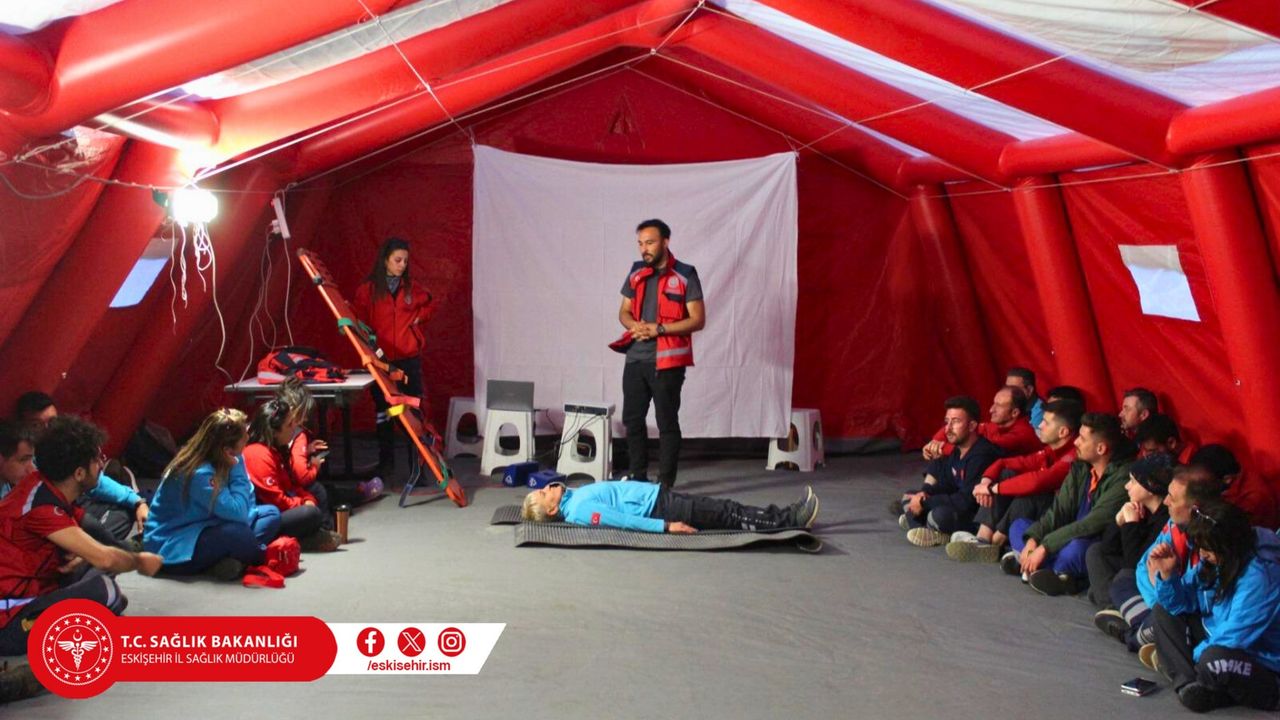 UMKE Tatbikatı Sivrihisar'da Gerçekleşti