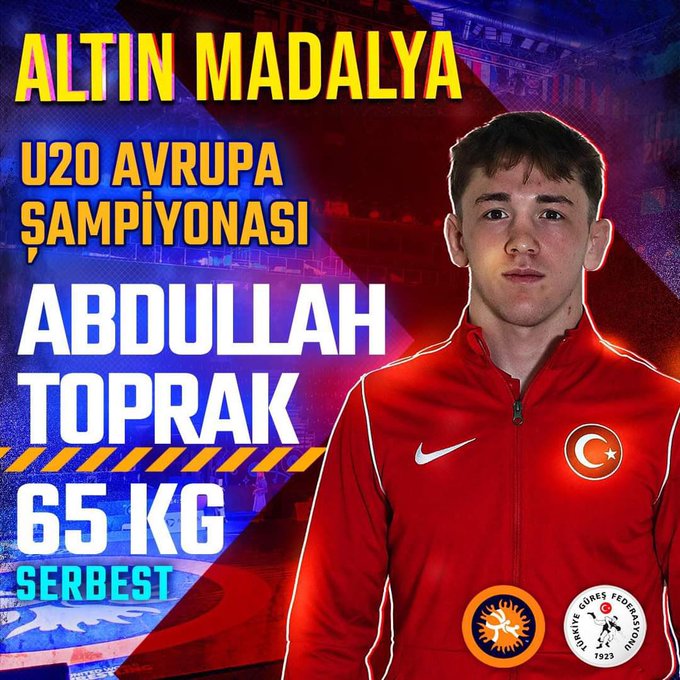 AK Parti Milletvekili Av. Ali Özkaya, Abdullah Toprak'ın U20 Avrupa Şampiyonası'nda Kazandığı Altın Madalyayı Tebrik Etti